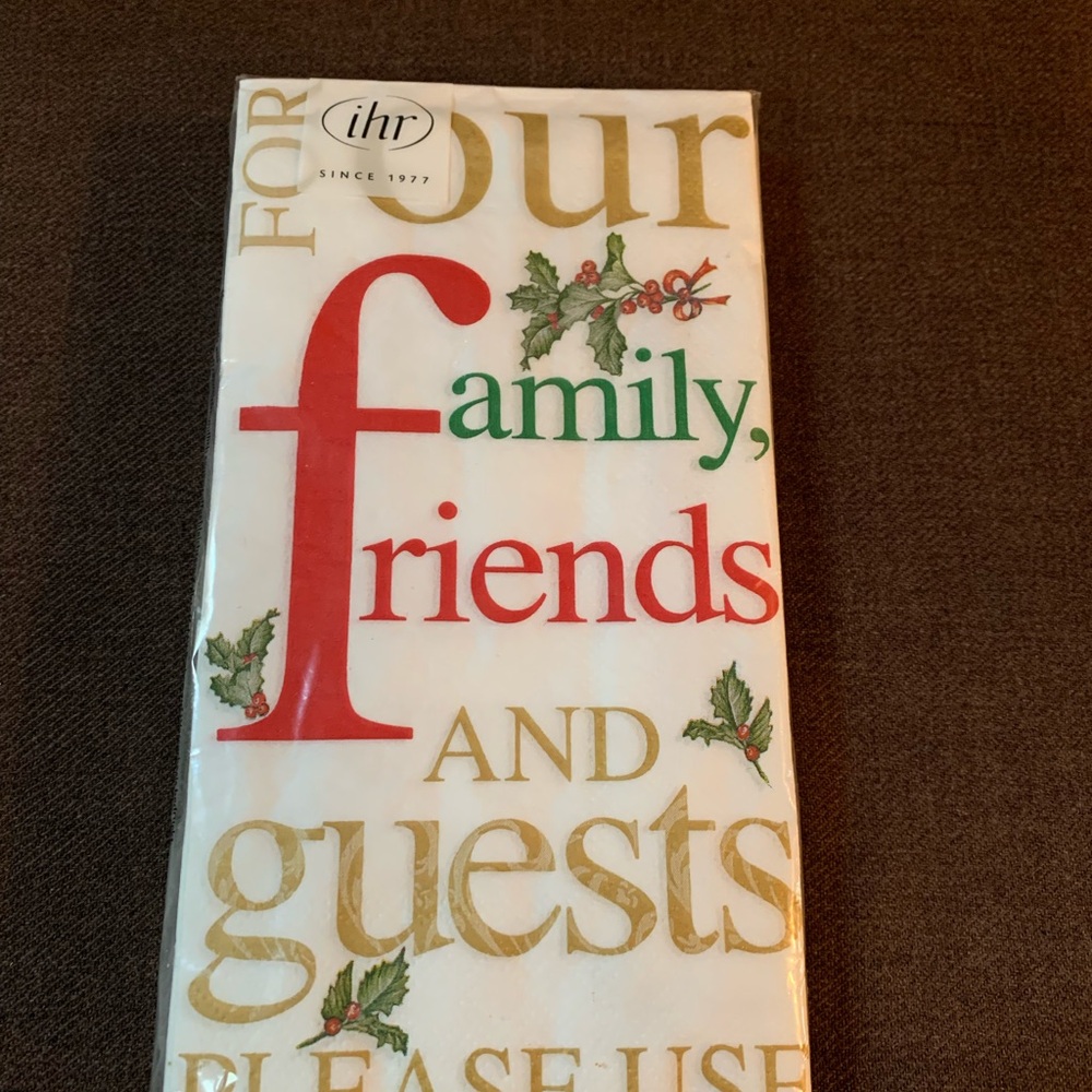 IHR 16 Holiday Guest Hand Towels. MUST BUNDLE